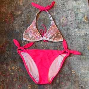 Victoria’s Secret Hot Pink Sequined Bikini